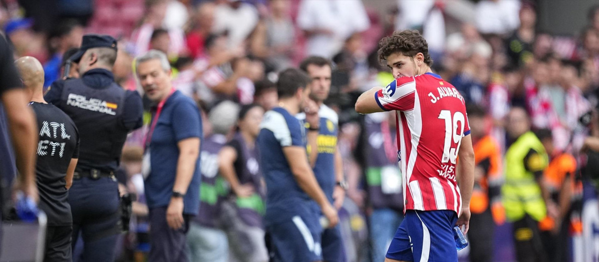 Julián Álvarez, en el Atlético de Madrid - Villarreal