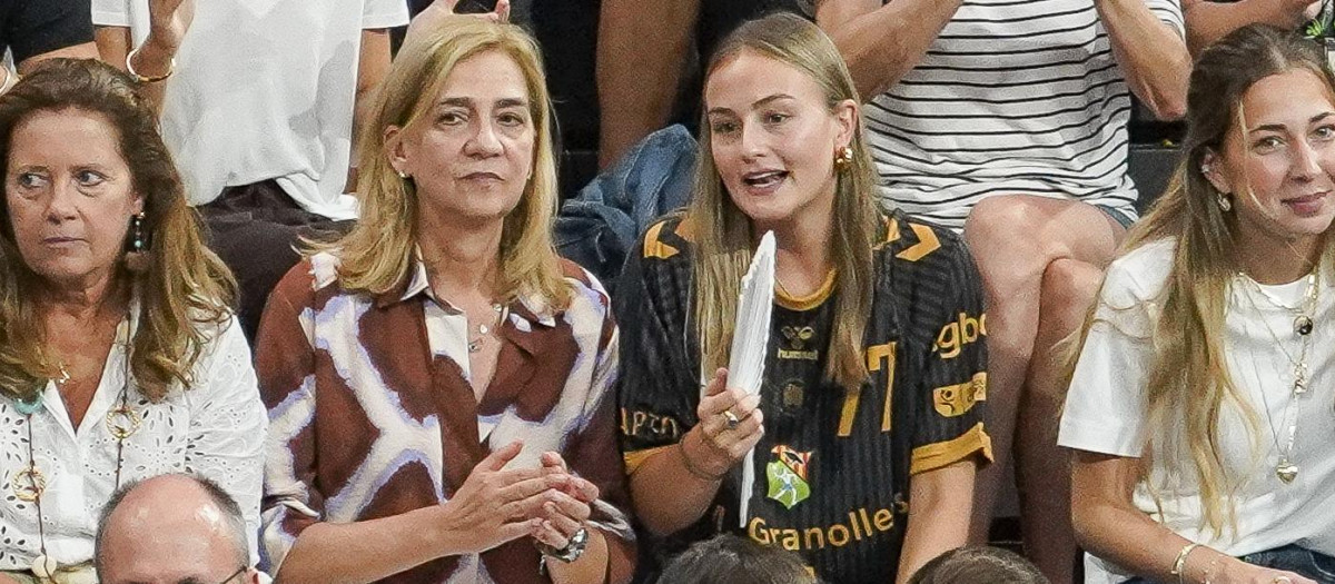 La Infanta Cristina de Borbón y Johanna Zott, en una imagen de archivo