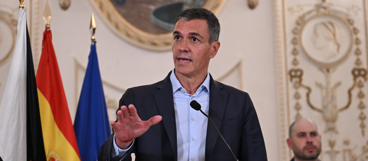 El presidente del Gobierno, Pedro Sánchez