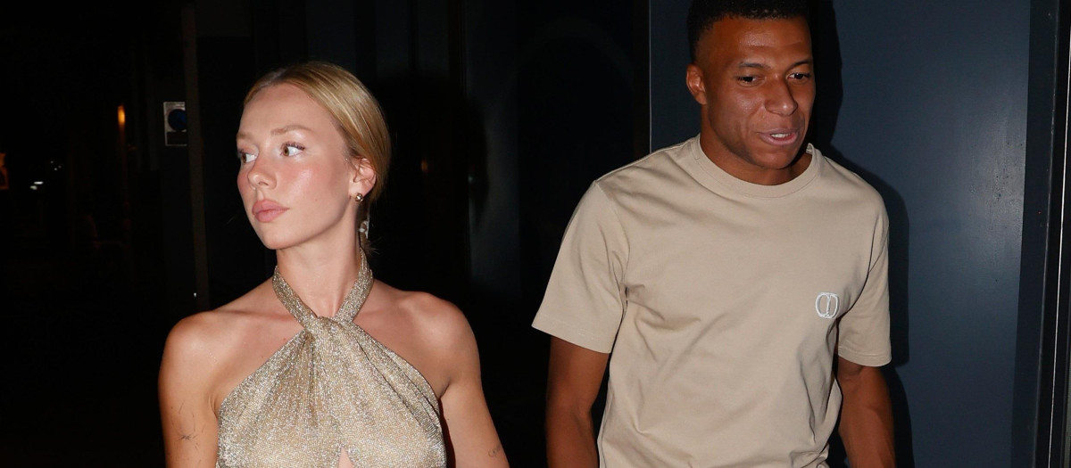 Kylian Mbappé y Ester Expósito acuden a un restaurante para cenar en pareja, a 11 de agosto de 2026, en Madrid (España)