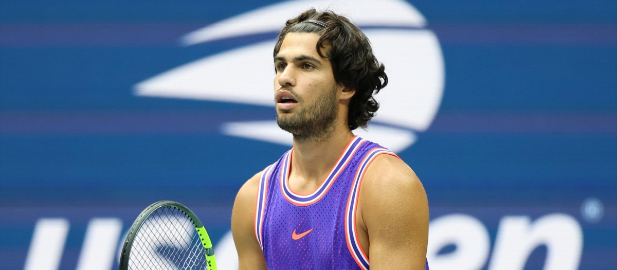 Carlos Alcaraz, en el dobles mixto del US Open 2026

Europa Press/Contacto/Marcin Cholewinski
26/8/2026
