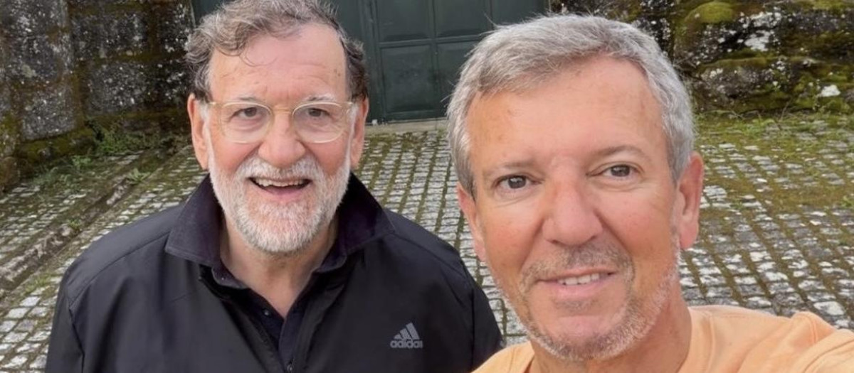 Mariano Rajoy y Alfonso Rueda ponen fin al verano
