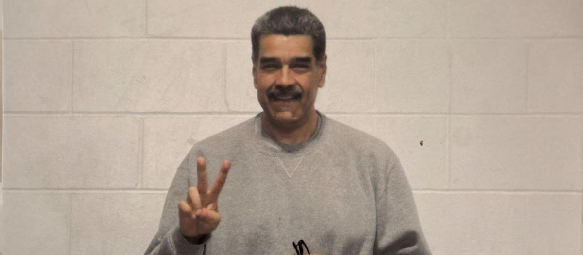 El dictador venezolano Nicolás Maduro desde la cárcel de Brooklyn en Estados Unidos