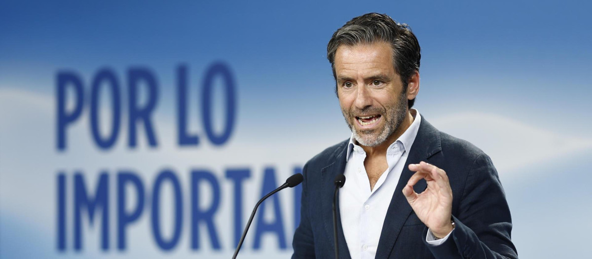 El portavoz nacional del PP, Borja Sémper, este lunes