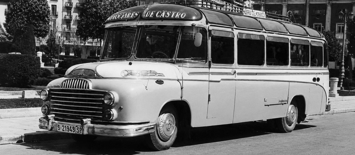 Modelo del autobús con el que se hizo el viaje a Cádiz en 1959