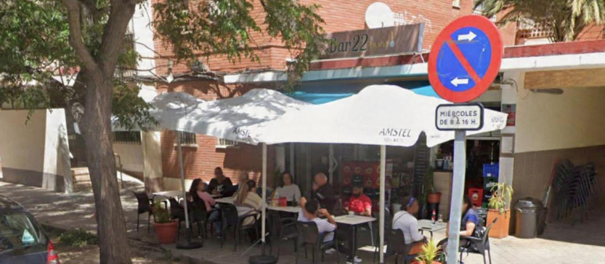 Bar donde se produjo el crimen