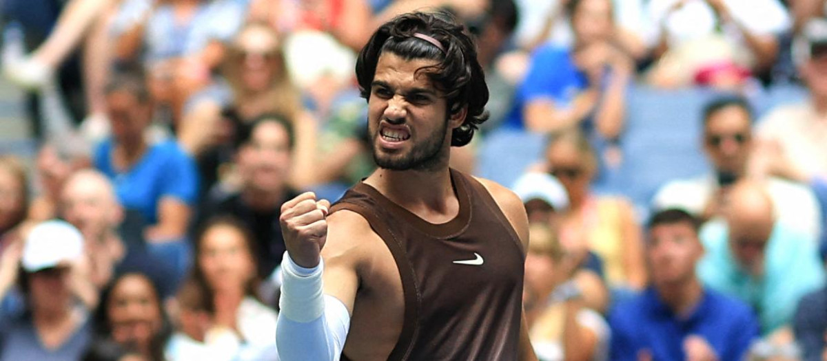 Carlos Alcaraz en la primera ronda del US Open 2026