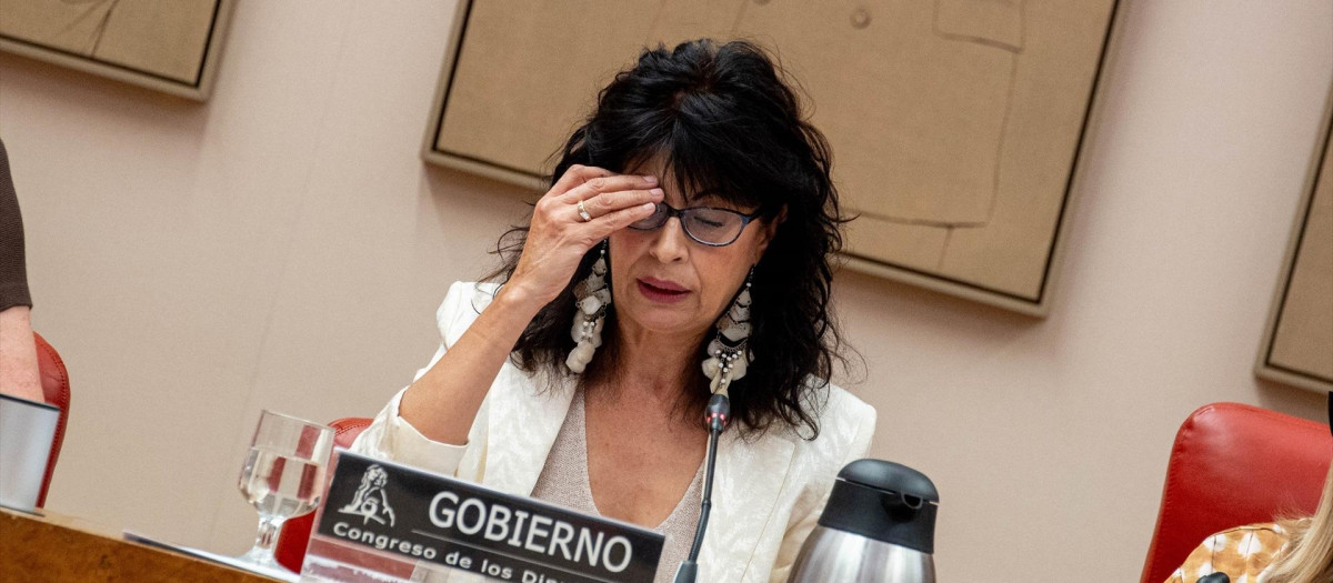 La ministra de Igualdad, Ana Redondo, comparece ante la Comisión de Igualdad del Congreso, a 31 de agosto de 2026, en Madrid