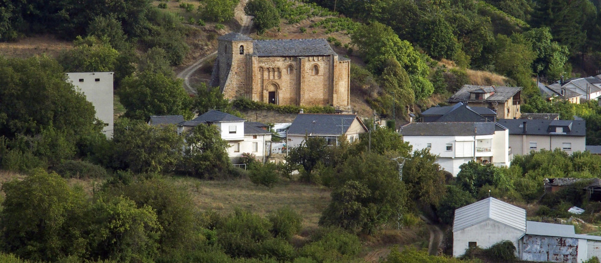 Localidad leonesa de Corullón, en la comarca de El Bierzo