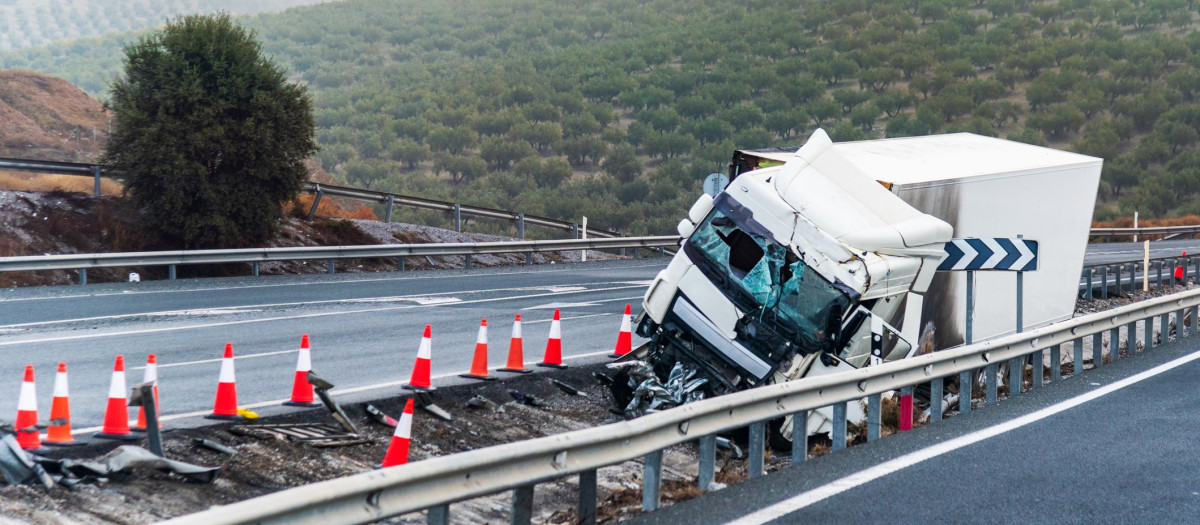 Accidente de camión