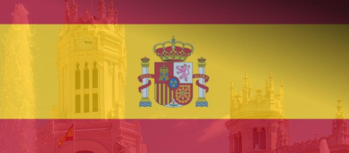 Cartel de la manifestación de apoyo a Ceuta frente al Ayuntamiento de Madrid