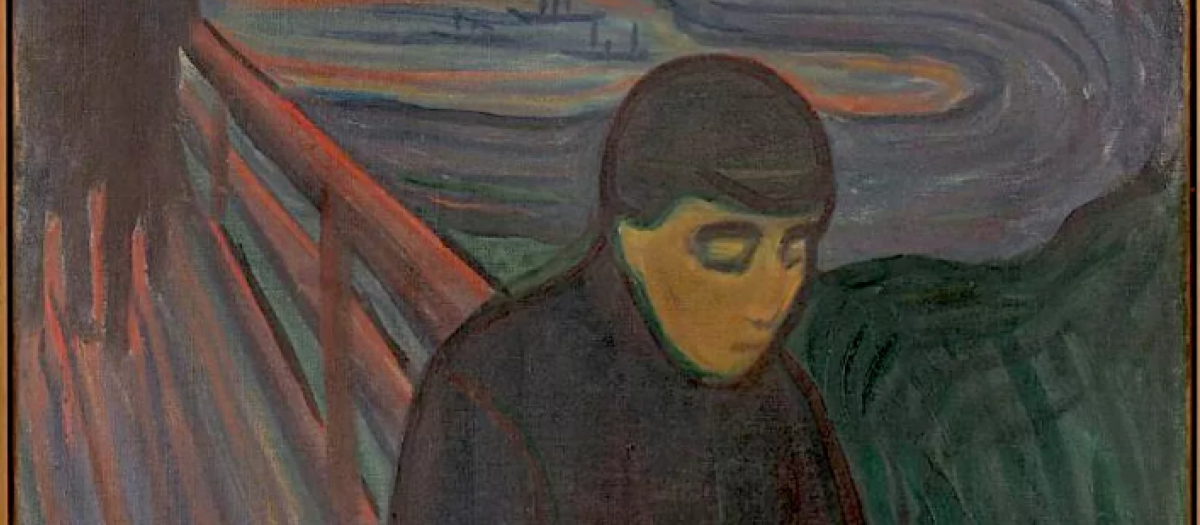 La desesperación (1894) de Edvard Munch