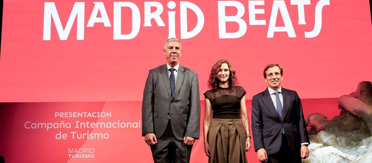 Ayuso y Almeida presentan ‘Madrid Beats’, la nueva campaña internacional que combina historia, cultura y vida cotidiana