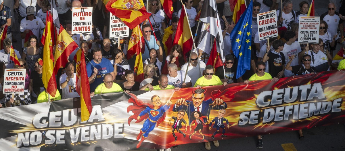Concentración celebrada en Ceuta