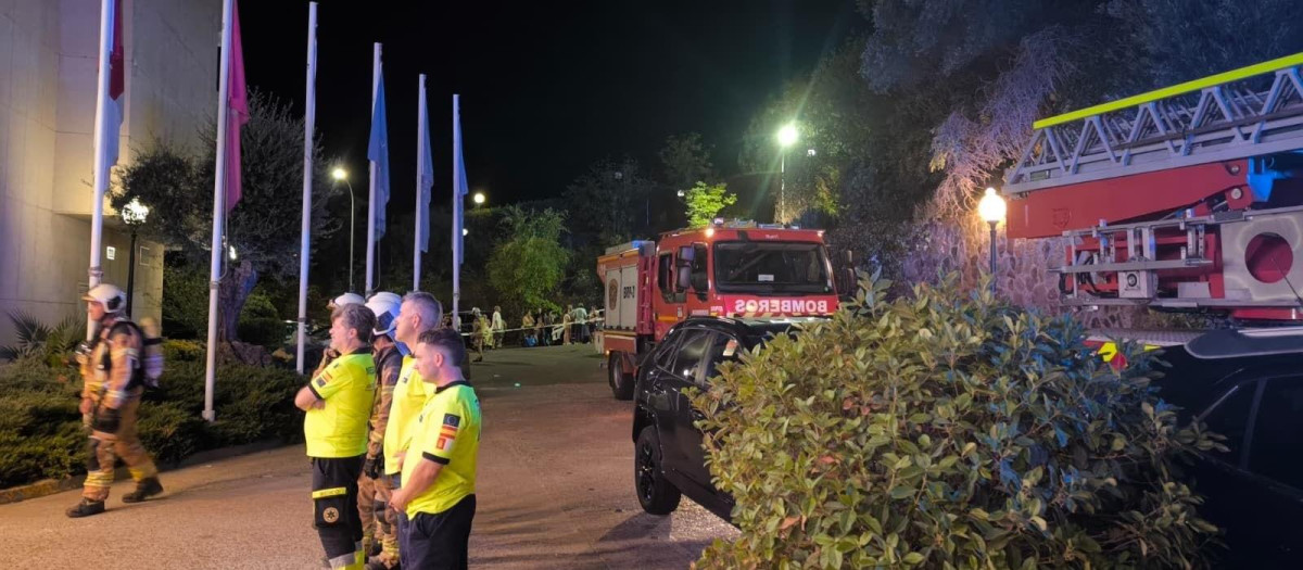 Incendio en el hotel Beatriz de Toledo