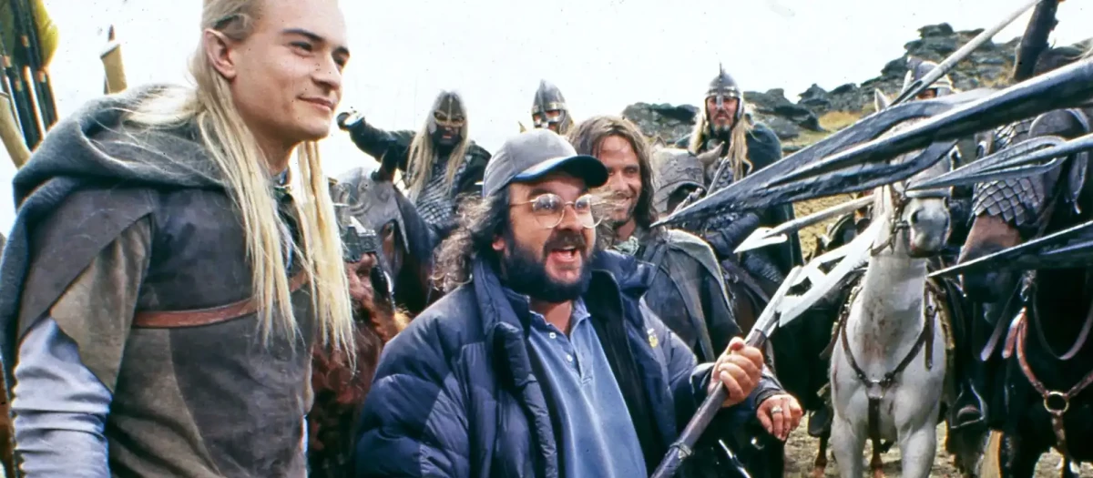 Peter Jackson, durante el rodaje de 'El señor de los anillos'