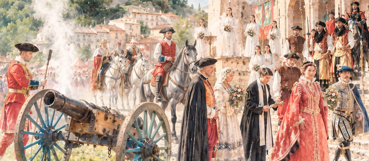 Cartel de la programación del estand de la Junta en la Feria de Albacete