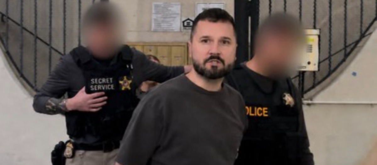 Imágenes de la detención de Benjamin Azariah Southworth