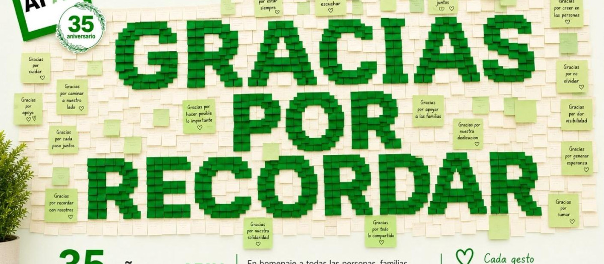 Cartel del Día Mundial Contra el Alzheimer de AFAV 2026
