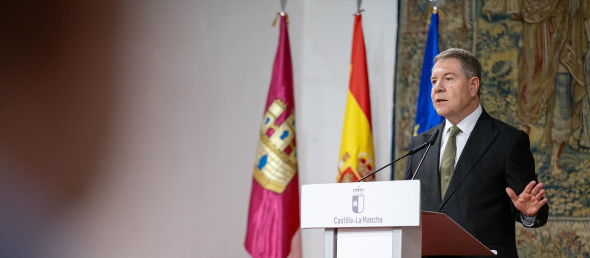 (Foto de ARCHIVO)
El presidente de Castilla-La Mancha, Emiliano García-Page.

REMITIDA / HANDOUT por PIEDAD LOPEZ/JCCM
Fotografía remitida a medios de comunicación exclusivamente para ilustrar la noticia a la que hace referencia la imagen, y citando la procedencia de la imagen en la firma
12/2/2026