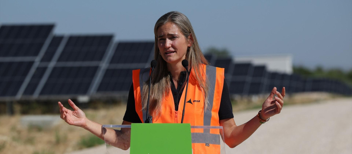 La vicepresidenta tercera del Gobierno y ministra para la Transición Ecológica y el Reto Demográfico, Sara Aagesen