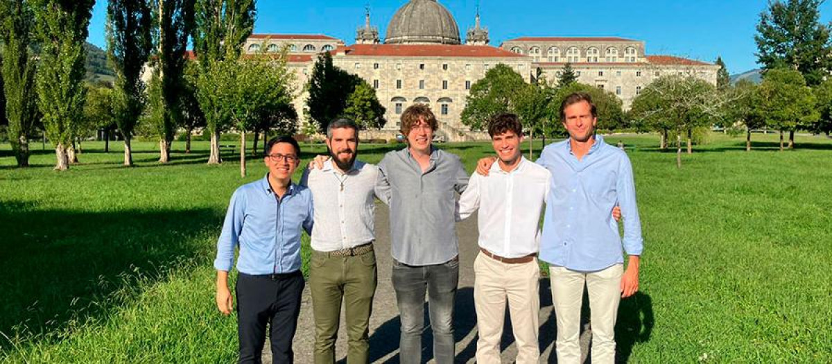 Los cinco novicios jesuitas, en Loyola