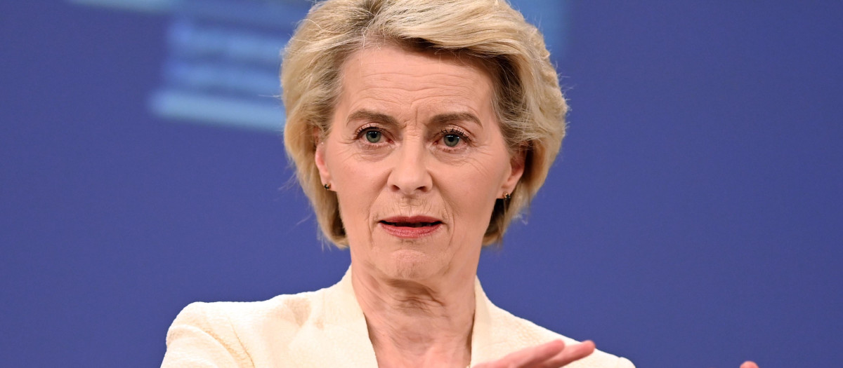 La presidenta de la Comisión Europea, Ursula von der Leyen