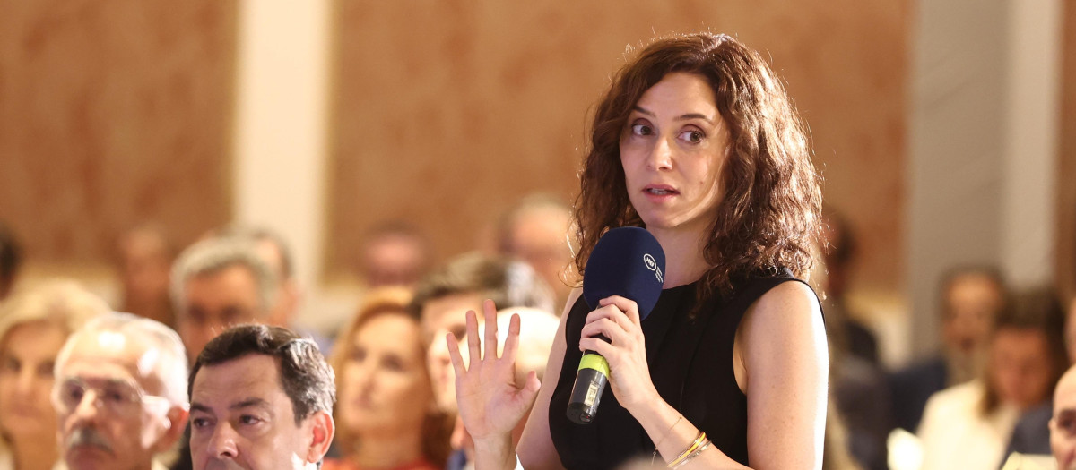 La presidenta de la Comunidad de Madrid, Isabel Díaz Ayuso