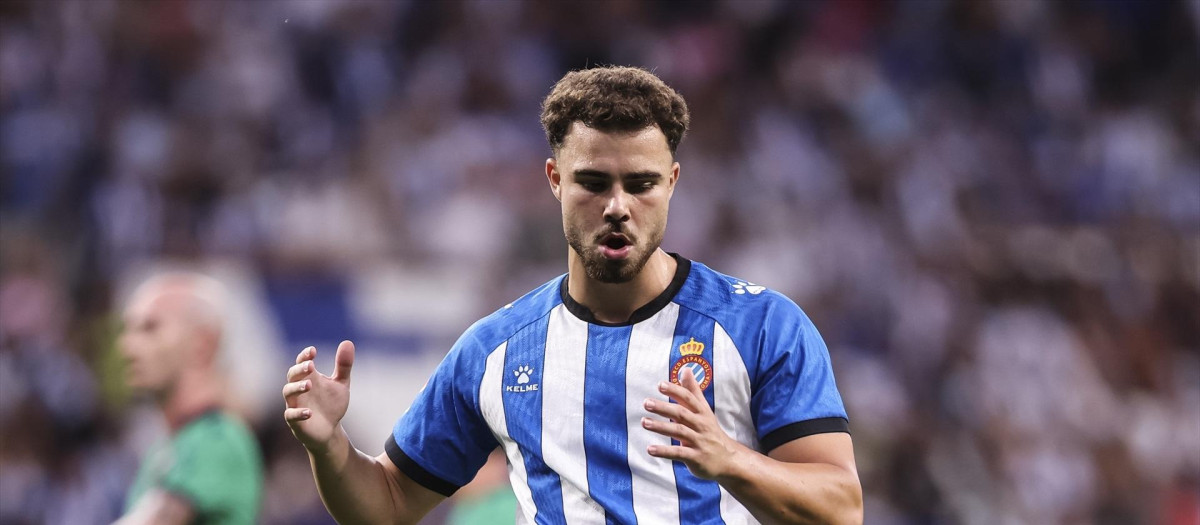 Marcos Fernández, delantero del Espanyol, en una imagen de archivo