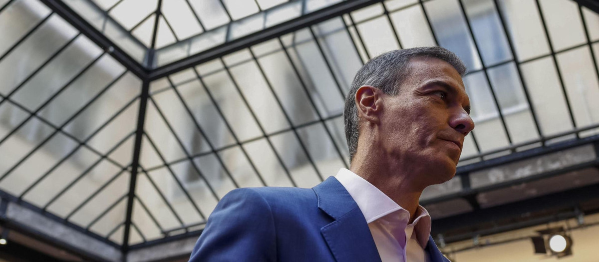 El presidente del Gobierno, Pedro Sánchez, este lunes