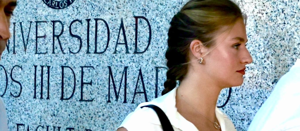 La Princesa Leonor en su primer día de universidad