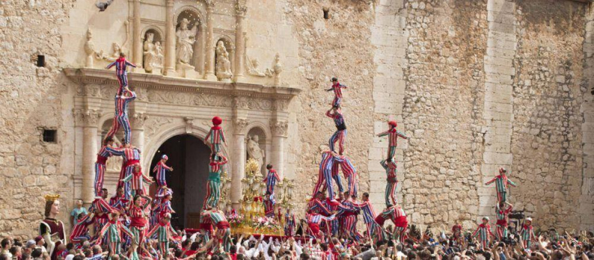 Entrada de les muixerangues en las fiestas de Algemesí