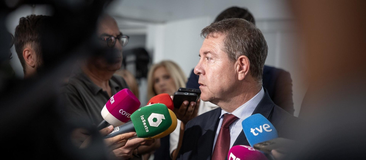 El presidente de C-LM, Emiliano García-Page, en Talavera de la Reina