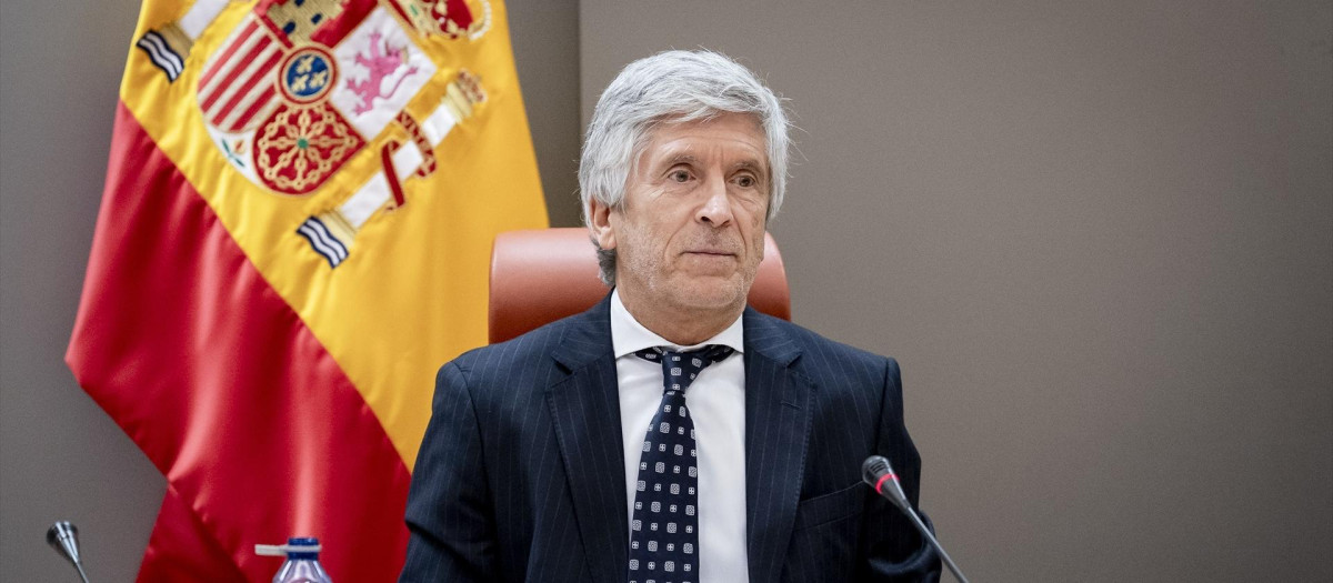 El ministro del Interior, Fernando Grande-Marlaska, este lunes