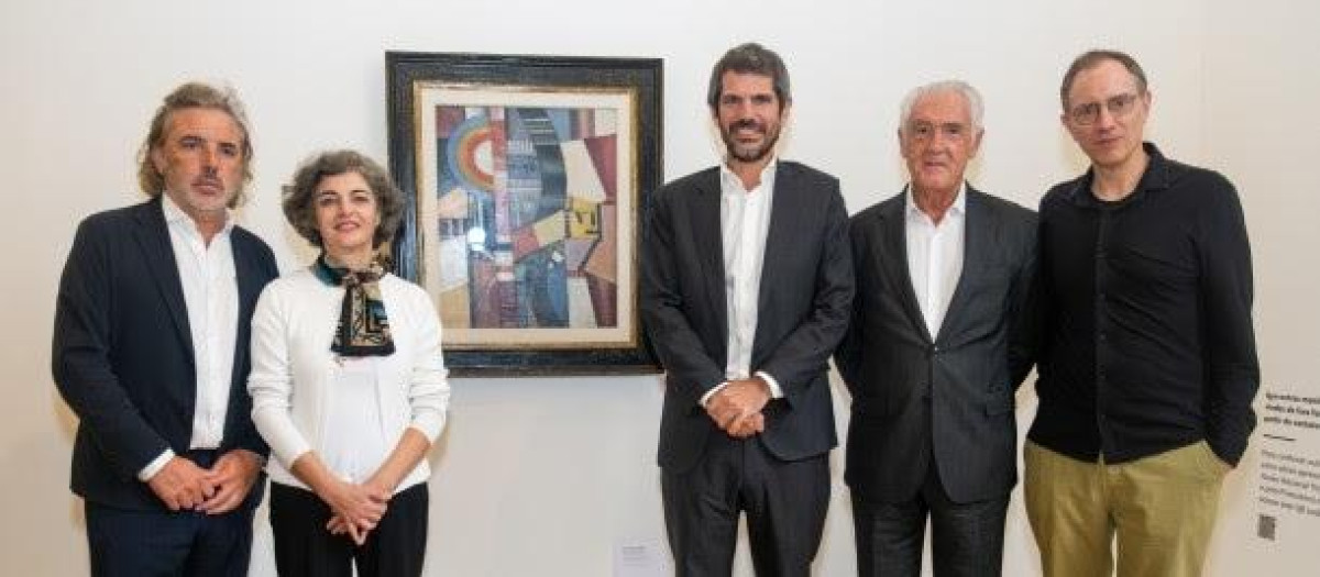 El ministro de Cultura, Ernest Urtasun, junto con el director gerente del museo, Evelio Acevedo; la embajadora de España en Brasil, Consuelo Femenía.

REMITIDA / HANDOUT por MUSEO THYSSEN
Fotografía remitida a medios de comunicación exclusivamente para ilustrar la noticia a la que hace referencia la imagen, y citando la procedencia de la imagen en la firma
07/9/2026