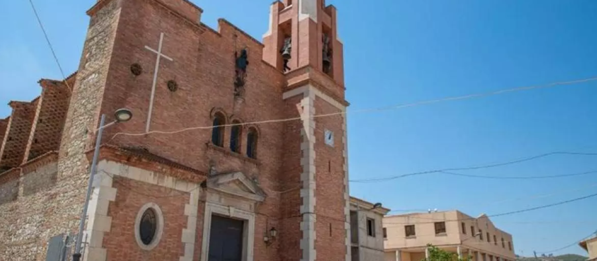 Imagen de archivo de la iglesia de Llocnou de Sant Jeroni, en Valencia, donde ocurrió la agresión