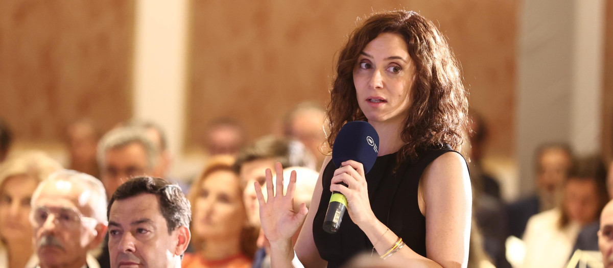 La presidenta de la Comunidad de Madrid, Isabel Díaz Ayuso