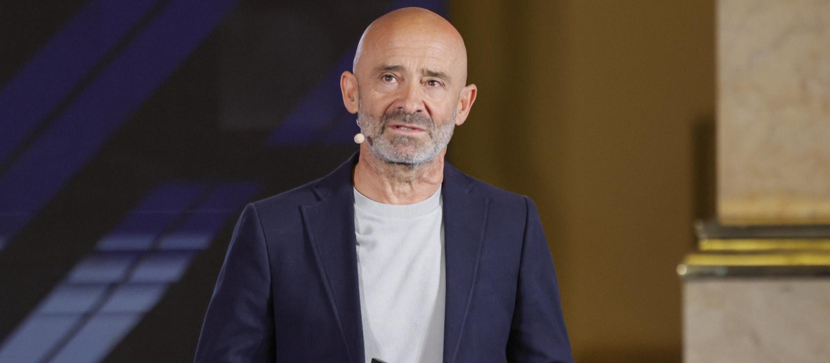 Antonio Lobato, durante un acto para presentar el Gran Premio de España