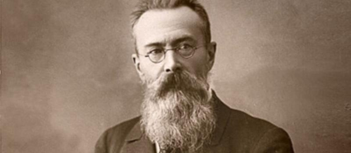 El compositor y director de orquesta Nikolai Rimski-Korsakov en 1897
