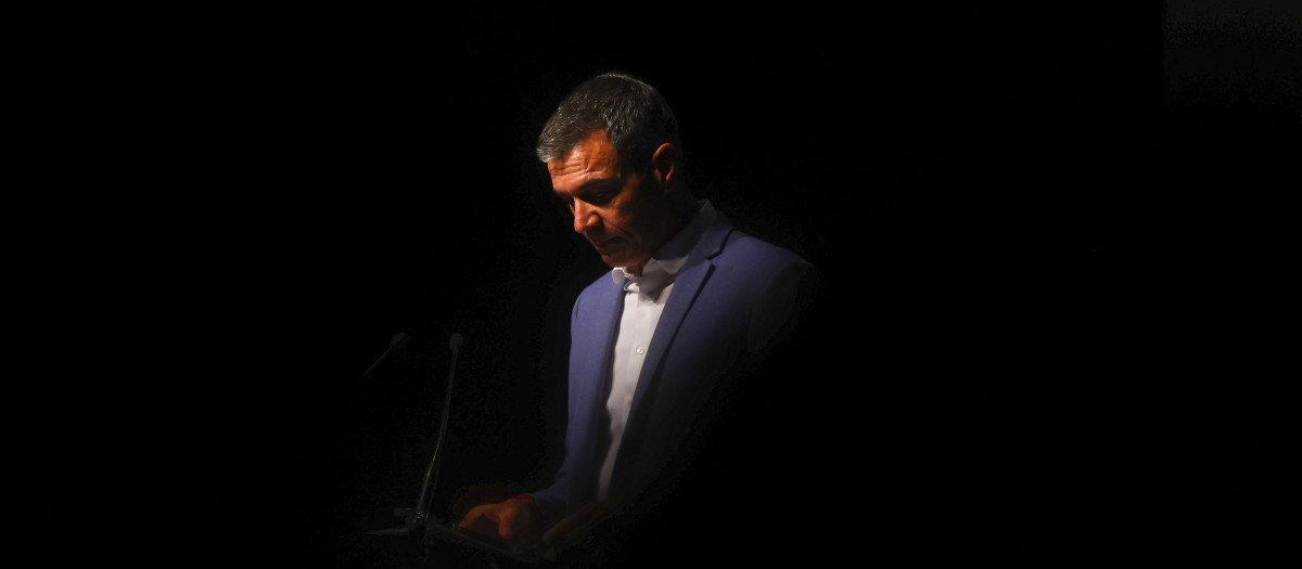 Pedro Sánchez, en un acto del Consejo de la Juventud de España la semana pasada