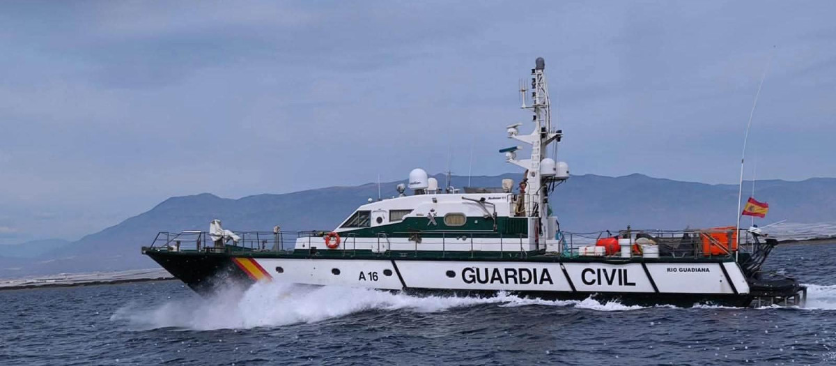 La Guardia Civil ha enviado a las Islas Chafarinas a la patrullera ‘Río Guadiana’, perteneciente al Servicio Marítimo de la Guardia Civil (SEMAR)