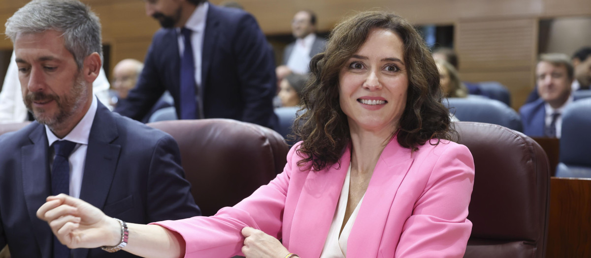 La presidenta de la Comunidad de Madrid, Isabel Diaz Ayuso