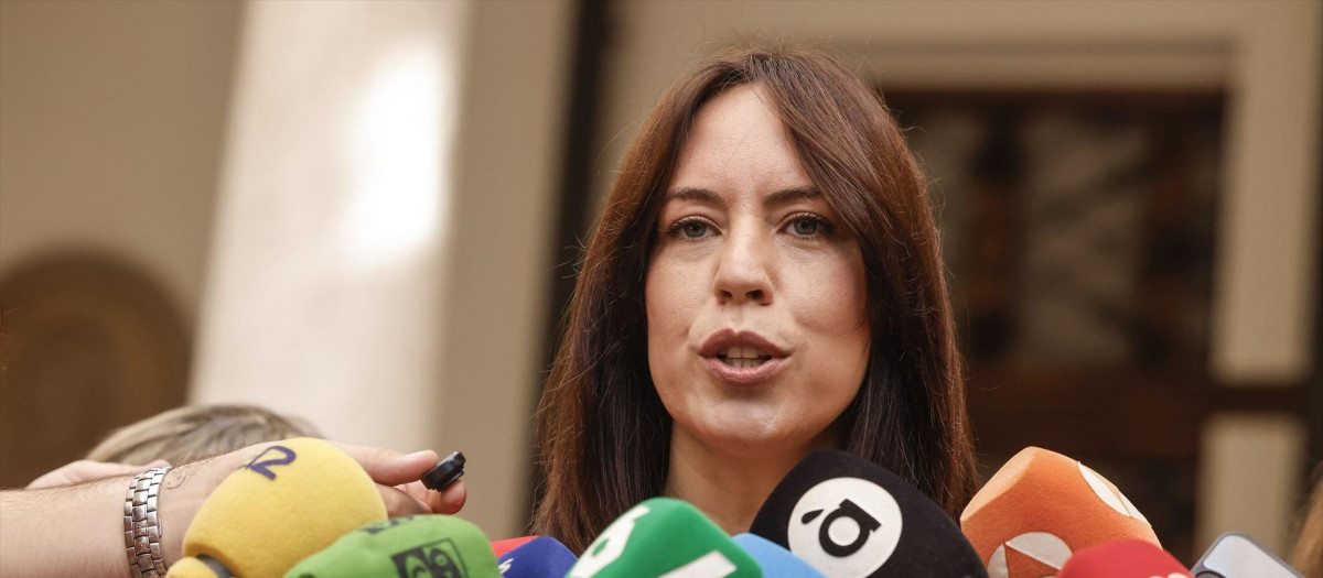 Imagen tomada este viernes de Diana Morant en Valencia