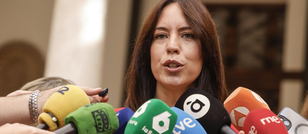 Imagen tomada este viernes de Diana Morant en Valencia