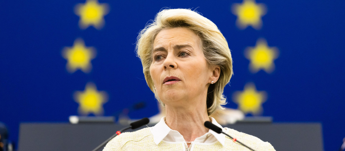 La presidenta de la Comisión Europea, Ursula von der Leyen
