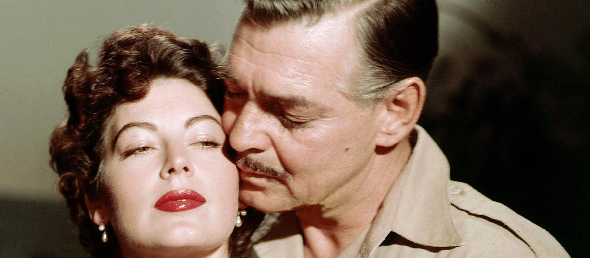 John Ford dirigió a Ava Gardner y Clark Gable en Mogambo