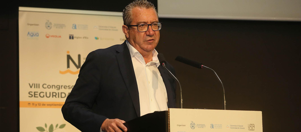 Imagen tomada este viernes del presidente de la Diputación de Alicante, Toni Pérez