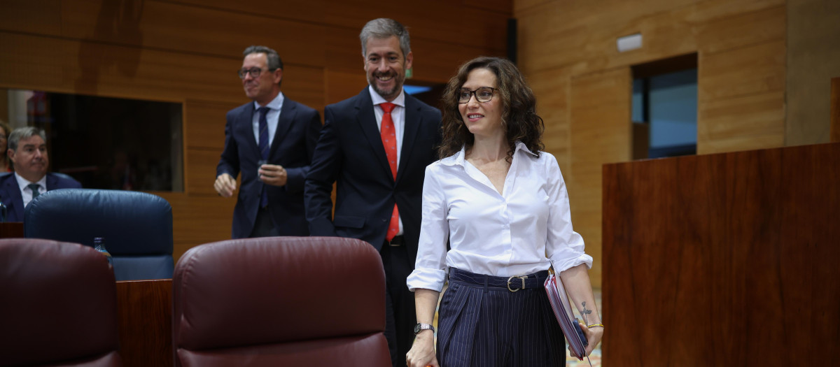 La presidenta de la Comunidad de Madrid, Isabel Díaz Ayuso
