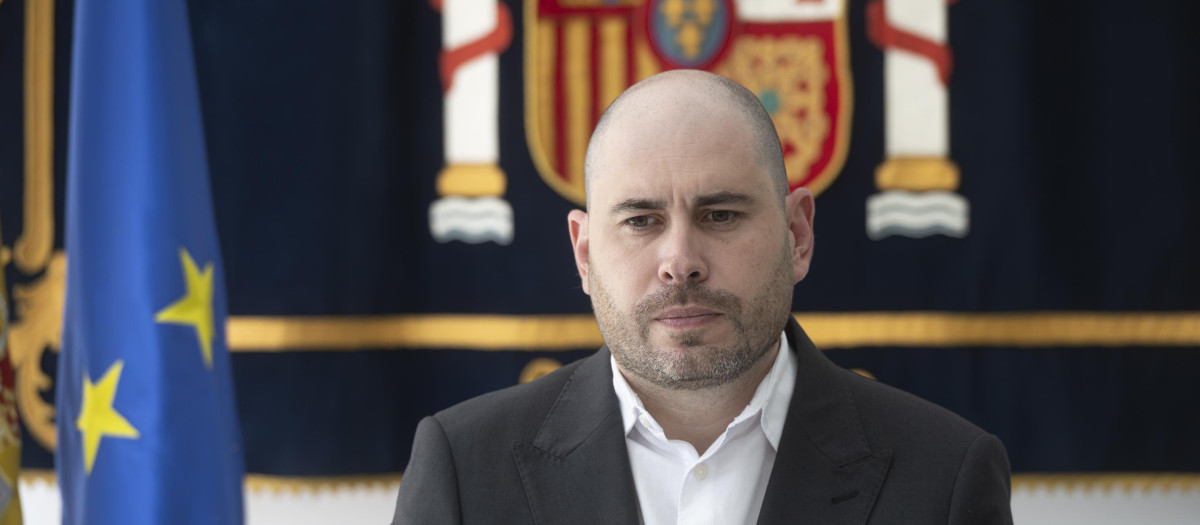 El delegado del Gobierno en Ceuta, Miguel Ángel Pérez Triano