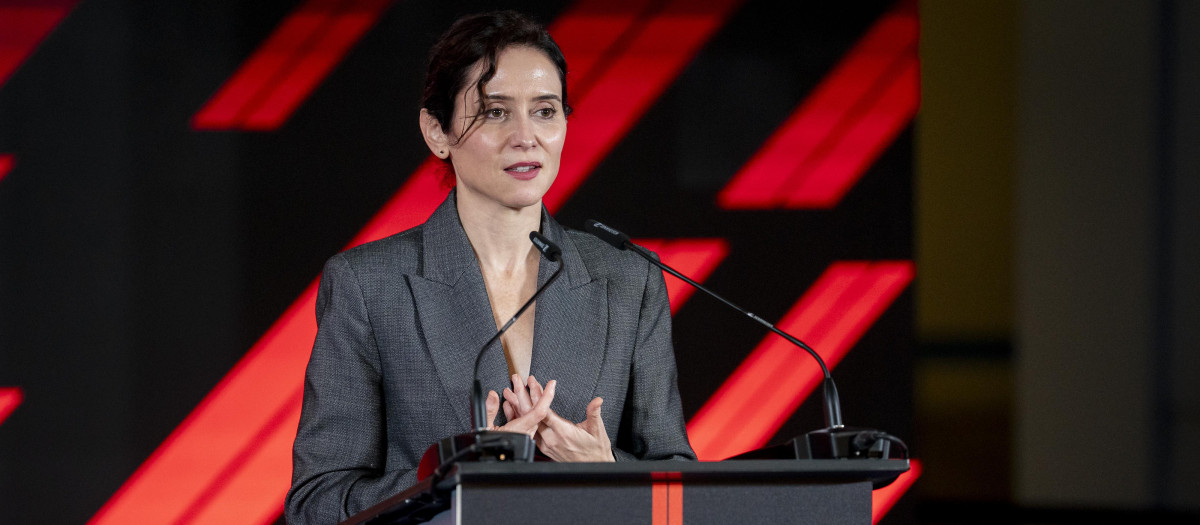 La presidenta de la Comunidad de Madrid, Isabel Díaz Ayuso